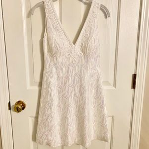 Lily Pulitzer Iridescent Fit & Flare Dress, Size 2